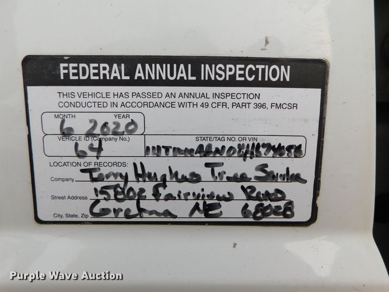 image for item DJ5911 2008 International 4300  chip bed truck