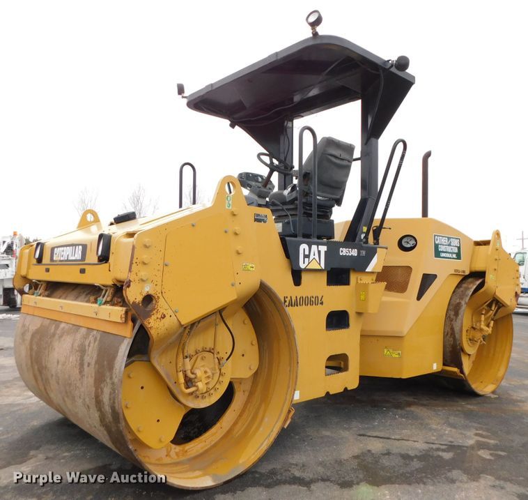 image for item DJ5912 2007 Caterpillar CB-534D XW  double drum roller