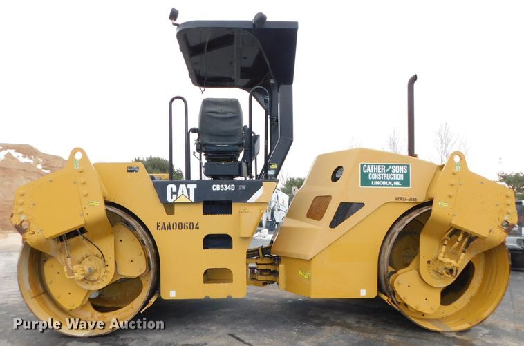 image for item DJ5912 2007 Caterpillar CB-534D XW  double drum roller