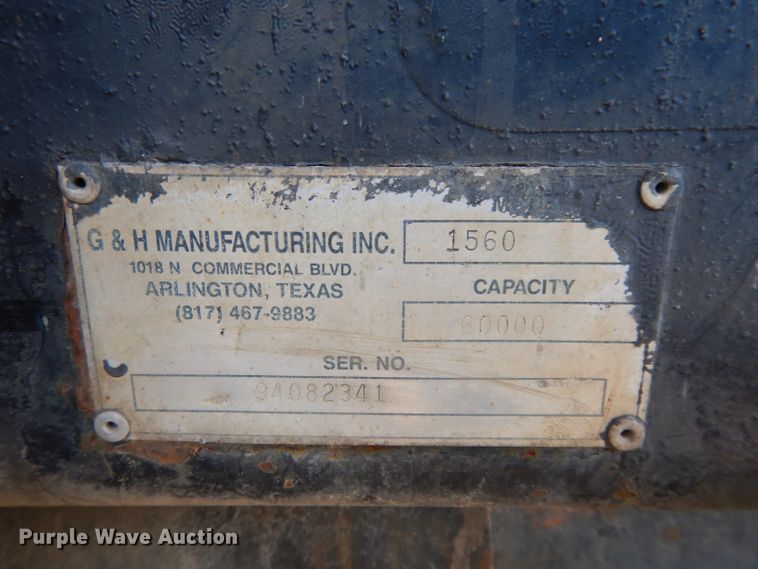 image for item DL2637 1995 Mack DM600  roll-off container truck