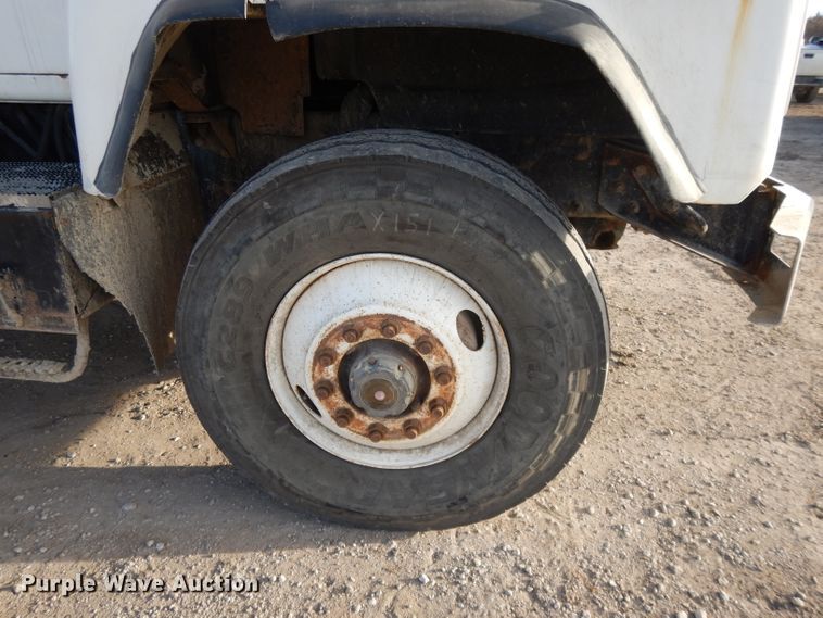 image for item DL2637 1995 Mack DM600  roll-off container truck