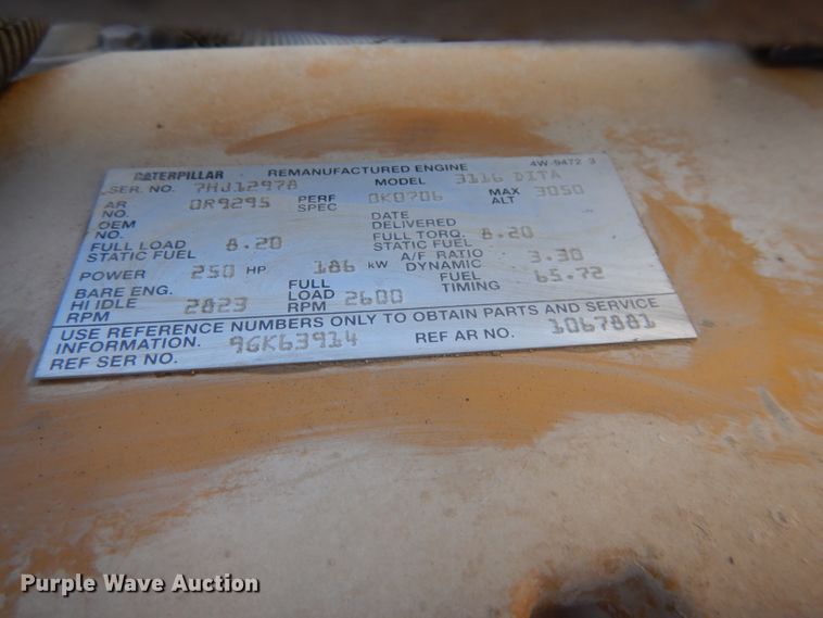 image for item DL2638 1997 Chevrolet C7500  utility / service truck