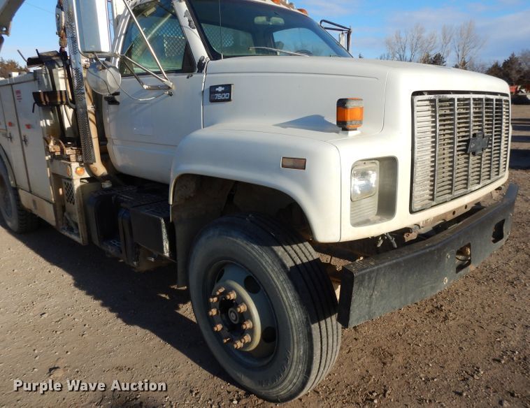 image for item DL2638 1997 Chevrolet C7500  utility / service truck