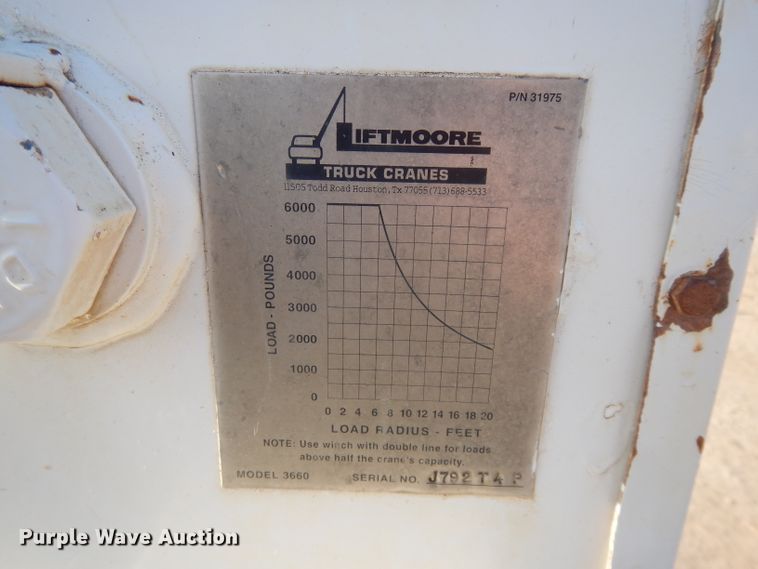 image for item DL2638 1997 Chevrolet C7500  utility / service truck