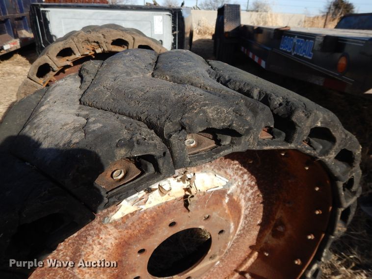 image for item DL2642 (4) solid skid steer tires