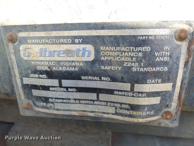 image for item EF9666 2006 International 7400  rolloff container truck