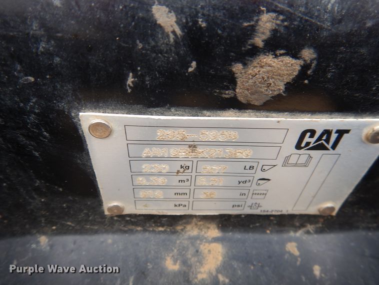 image for item FR9566 Caterpillar excavator bucket