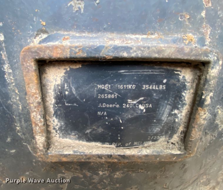 image for item HR9306 Geith  excavator grapple