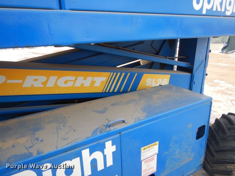 image for item HS9762 Up Right SL26RT  scissor lift