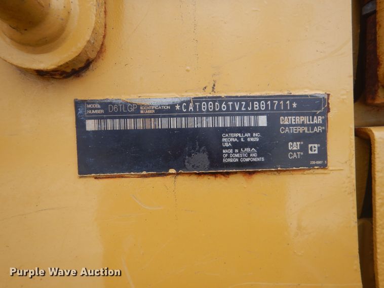 image for item HU9998 2014 Caterpillar D6T LGP  dozer