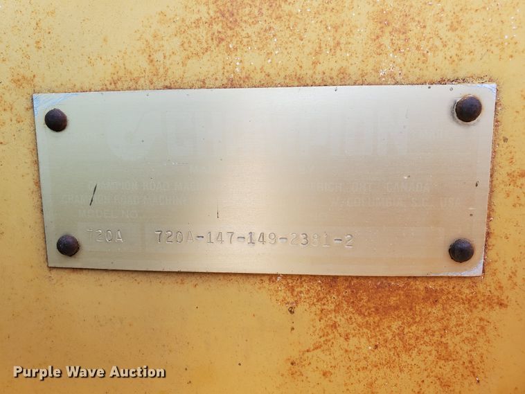 image for item HW9666 1985 Champion 720A  motor grader