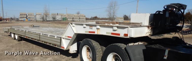 image for item IG9153 1986 Wilson 4860-FT  drop deck equipment trailer