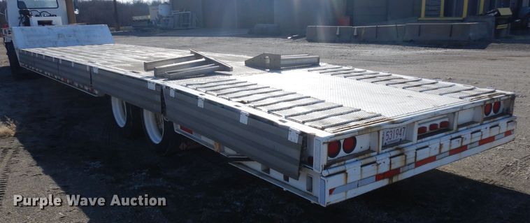 image for item IG9153 1986 Wilson 4860-FT  drop deck equipment trailer