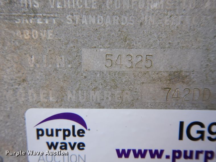 image for item IG9155 1972 Great Dane 742DD-42  dry van trailer