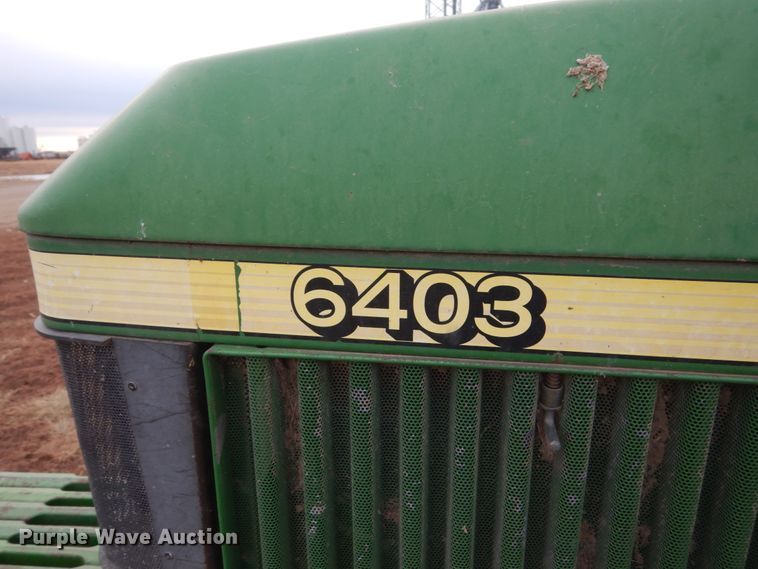 image for item DC8787 2007 John Deere 6403  MFWD tractor