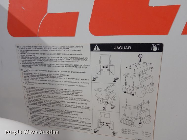 image for item DG1609 2013 Claas Jaguar 980  forage harvester