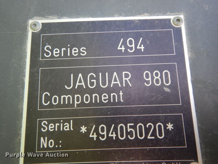 image for item DG1609 2013 Claas Jaguar 980  forage harvester