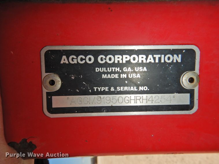 image for item DG1630 2016 Massey-Ferguson WR9870  windrower