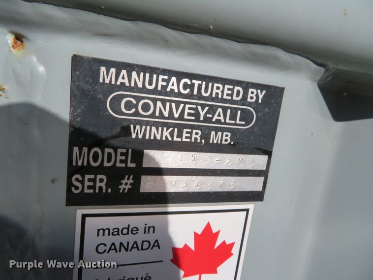 image for item DH0609 Convey All BTS300  seed tender