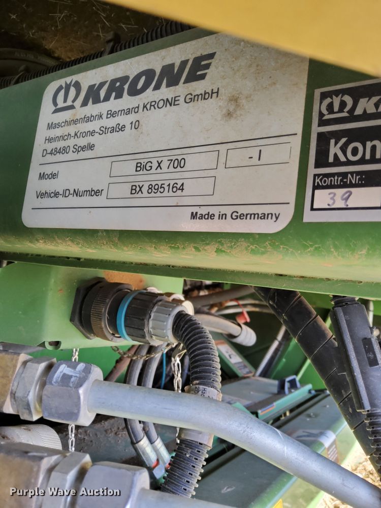 image for item DI3657 2014 Krone Big X 700  forage harvester