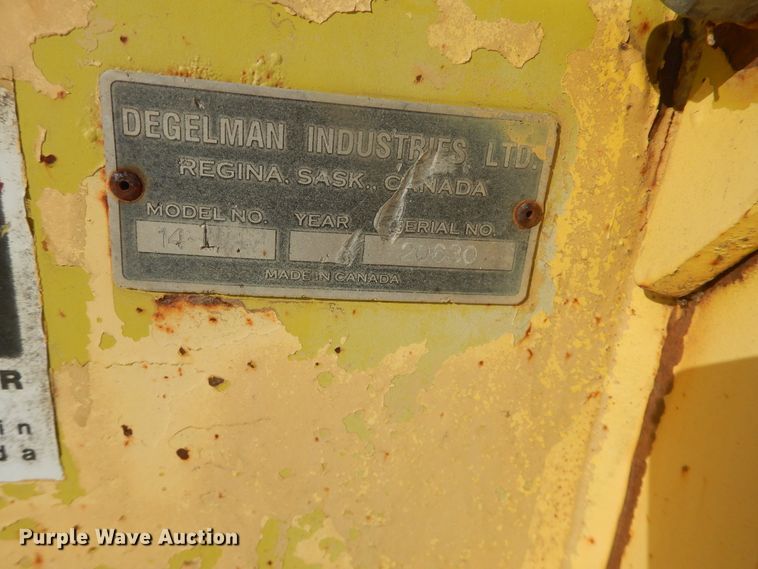 image for item DI3672 Degelman 14-1 silage/dozer blade