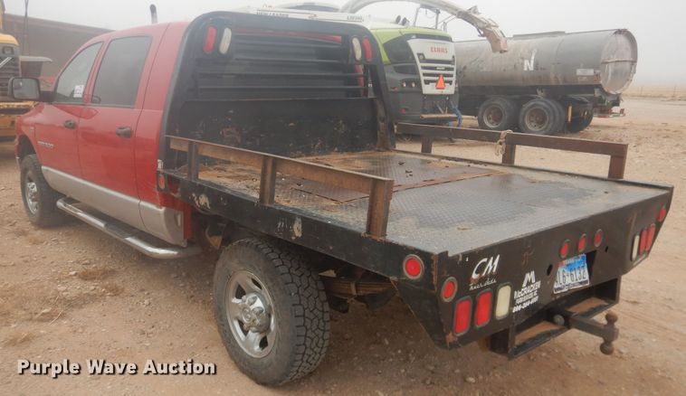 image for item DI3675 2007 Dodge Ram 1500  Mega Cab flatbed pickup truck