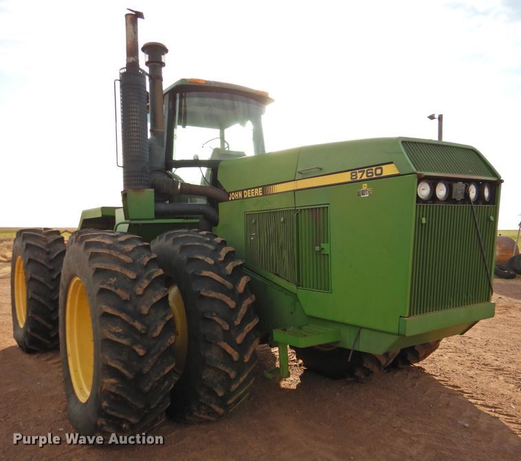image for item HN9073 1990 John Deere 8760  4WD tractor