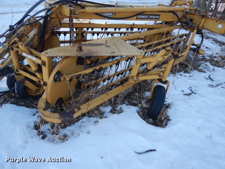 image for item HS9808 Vermeer Twin rake hay rake