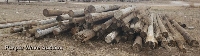 image for item HW9611 Approximately 90 wood utility poles