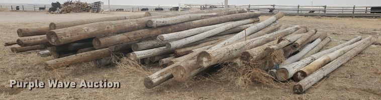image for item HW9611 Approximately 90 wood utility poles
