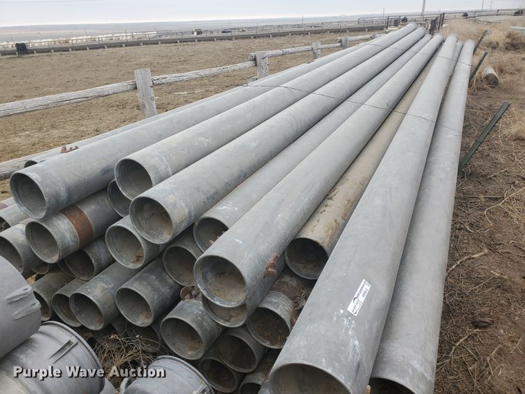 image for item HW9612 Approximately 57 pieces of aluminum irrigation pipes