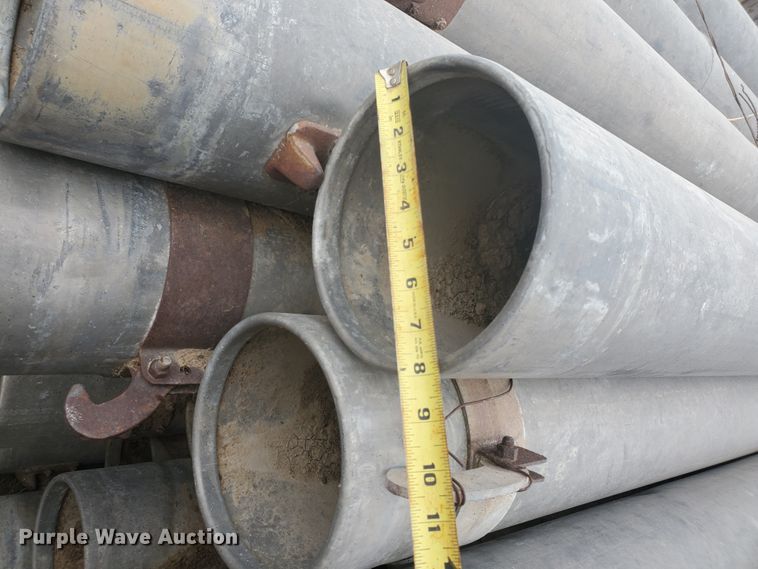 image for item HW9613 Approximately 42 pieces of aluminum irrigation pipes