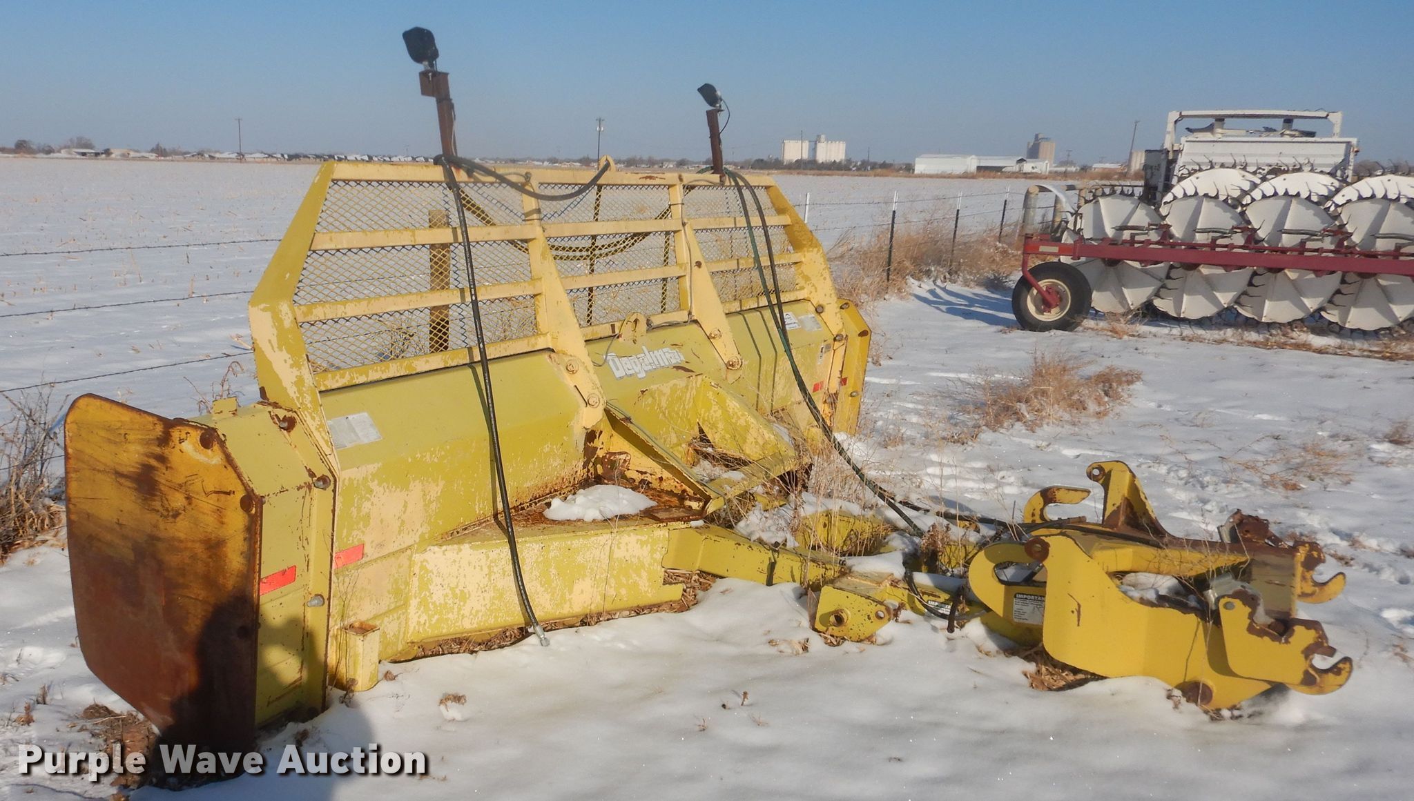 Degelman 141 silage/dozer blade in Hereford, TX Item DI3672 sold