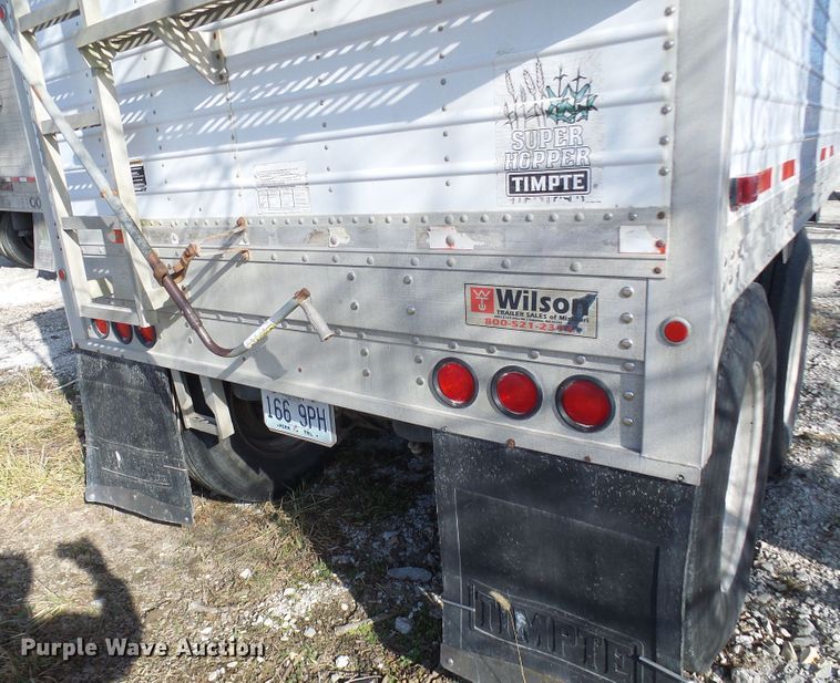 image for item DC2809 1999 Timpte double hopper bottom grain trailer