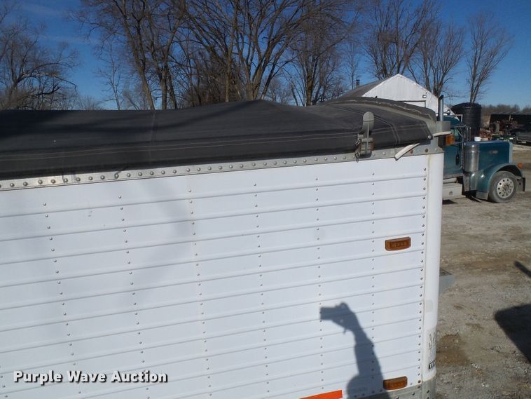 image for item DC2809 1999 Timpte double hopper bottom grain trailer