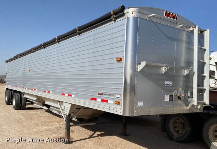 image for item DG8412 2017 Timpte  double hopper bottom grain trailer
