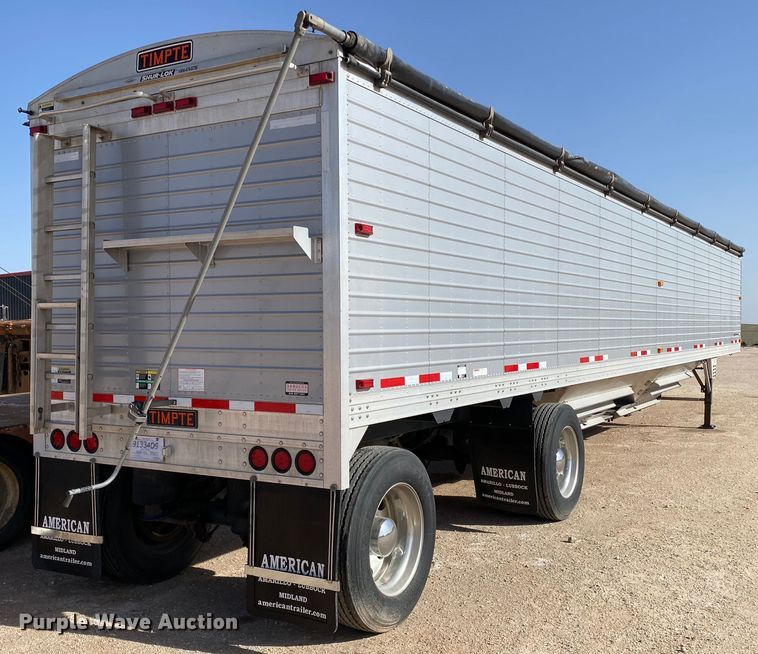 image for item DG8412 2017 Timpte  double hopper bottom grain trailer