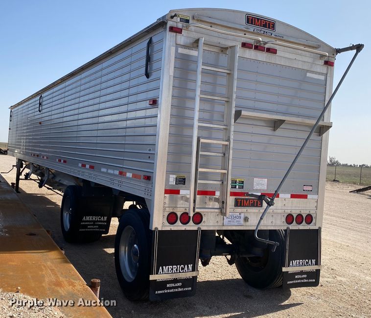 image for item DG8412 2017 Timpte  double hopper bottom grain trailer