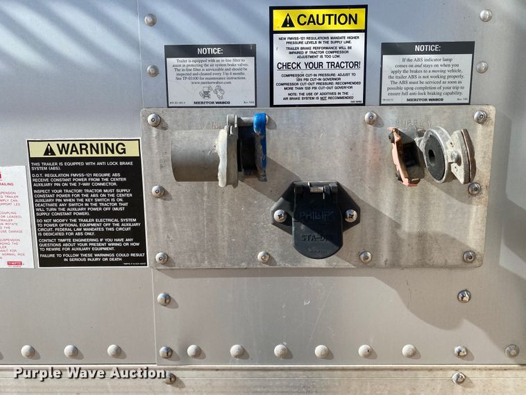 image for item DG8412 2017 Timpte  double hopper bottom grain trailer