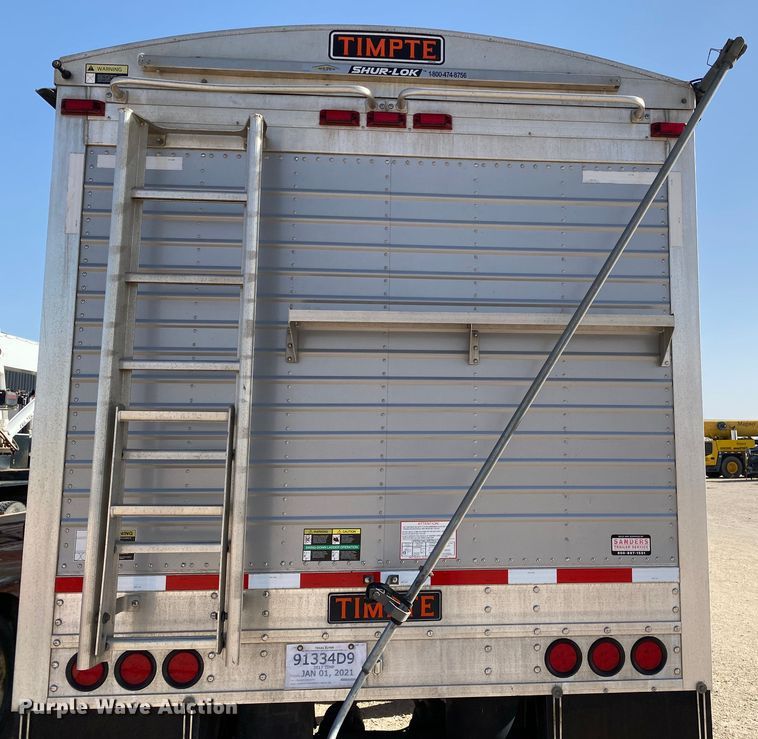 image for item DG8412 2017 Timpte  double hopper bottom grain trailer