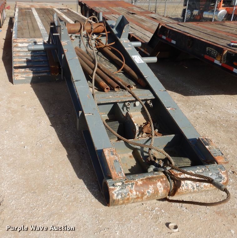 image for item DG8416 2011 Dragon  lowboy equipment trailer