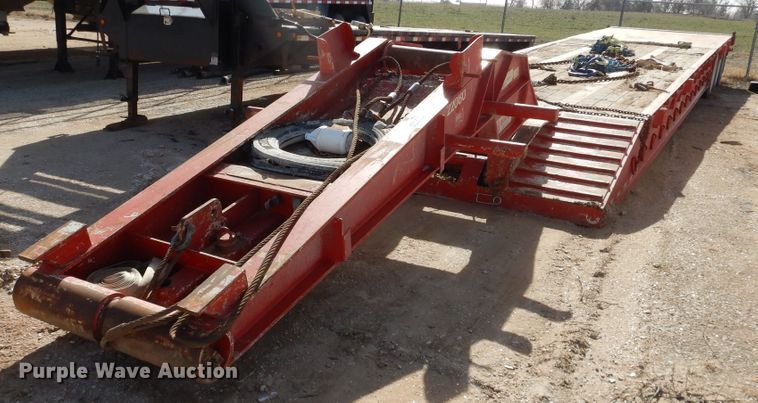 image for item DG8418 2008 Dragon  lowboy equipment trailer