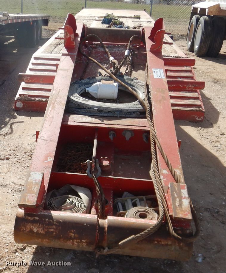 image for item DG8418 2008 Dragon  lowboy equipment trailer