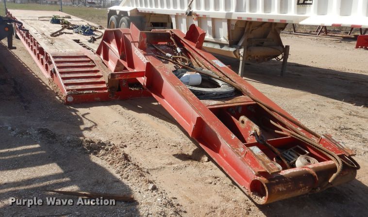 image for item DG8418 2008 Dragon  lowboy equipment trailer