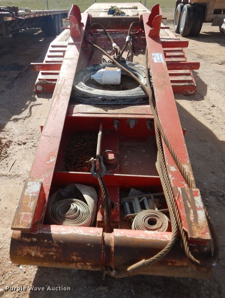 image for item DG8418 2008 Dragon  lowboy equipment trailer