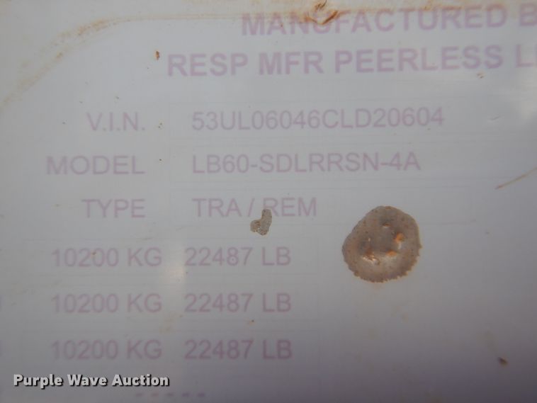 image for item DG8419 2012 Scona LB60-SDLRRSN-4A  oilfield trailer