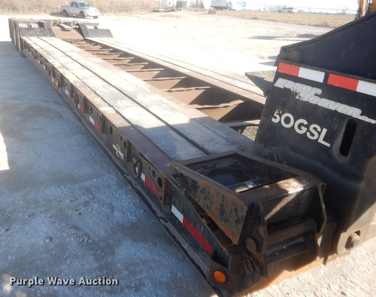 image for item DJ2170 2005 Eager Beaver 50GS  lowboy equipment trailer