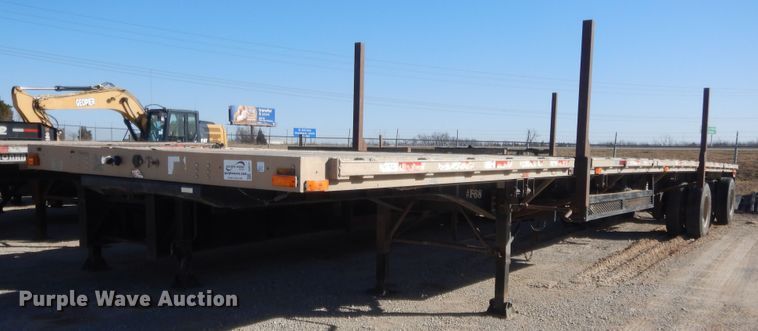 image for item DJ2171 2004 Transcraft Eagle II flatbed trailer