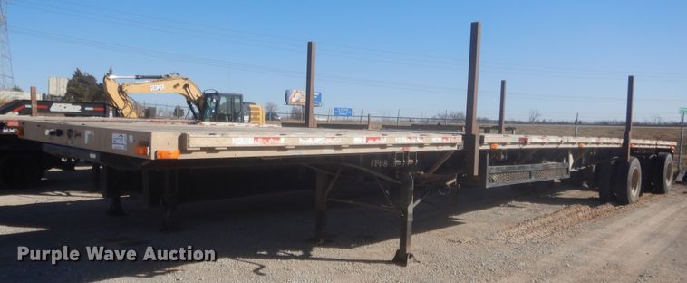 image for item DJ2171 2004 Transcraft Eagle II flatbed trailer