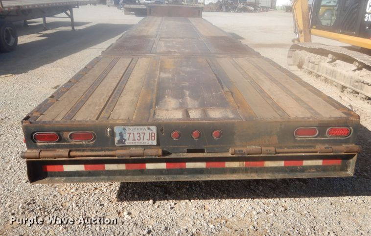 image for item DJ2173 2004 Ledwell LW48  drop deck equipment trailer
